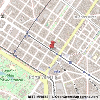 Mappa Via Alessandro Tadino, 8, 20124 Milano, Milano (Lombardia)