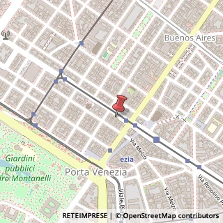 Mappa Viale Tunisia, 1/3, 20124 Milano, Milano (Lombardia)