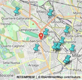 Mappa Via Pietro Tempesta, 20149 Milano MI, Italia (2.28923)