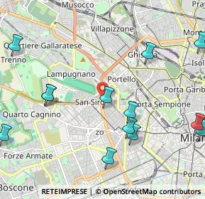 Mappa Via Pietro Tempesta, 20149 Milano MI, Italia (2.77071)