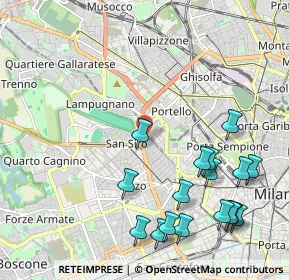 Mappa Via Pietro Tempesta, 20149 Milano MI, Italia (2.51412)