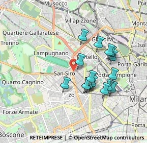Mappa Via Pietro Tempesta, 20149 Milano MI, Italia (1.5725)