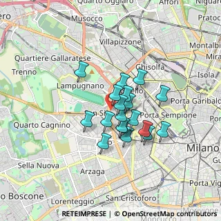 Mappa Via Pietro Tempesta, 20149 Milano MI, Italia (1.19474)