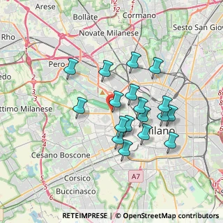 Mappa Via Pietro Tempesta, 20149 Milano MI, Italia (3.04778)