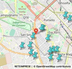 Mappa Via Pietro Tempesta, 20149 Milano MI, Italia (1.176)
