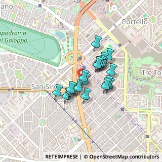 Mappa Via Pietro Tempesta, 20149 Milano MI, Italia (0.2905)