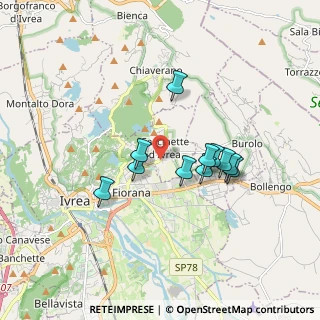 Mappa Via P. Crotta, 10010 Cascinette d'Ivrea TO, Italia (1.42)