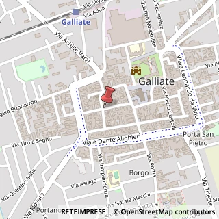 Mappa Via mameli goffredo 15, 28066 Galliate, Novara (Piemonte)