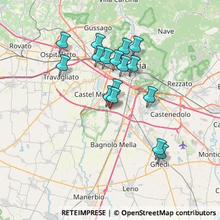 Mappa Via Gandhi, 25020 Flero BS, Italia (6.70125)