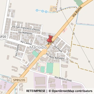 Mappa Via Roma,  23, 25030 Maclodio, Brescia (Lombardia)