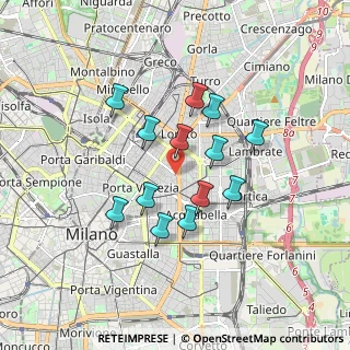 Mappa Via Achille Maiocchi, 20131 Milano MI, Italia (1.43538)