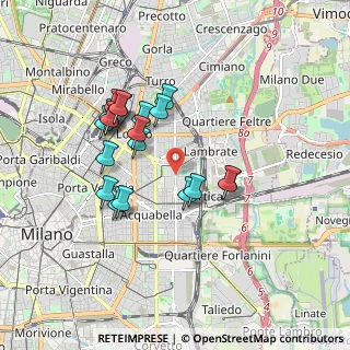 Mappa Via Giovanni Celoria, 20133 Milano MI, Italia (1.602)