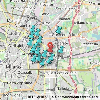 Mappa Via Giovanni Celoria, 20133 Milano MI, Italia (1.435)