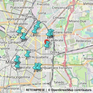 Mappa Via Giovanni Celoria, 20133 Milano MI, Italia (2.07)