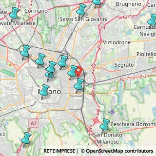Mappa Via Giovanni Celoria, 20133 Milano MI, Italia (5.71267)