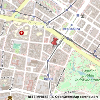 Mappa Via Filippo Turati 29 Piazza Repubblica 1- accesso Disabili, 20121 Milano MI, Italia, 20121 Milano, Milano (Lombardia)