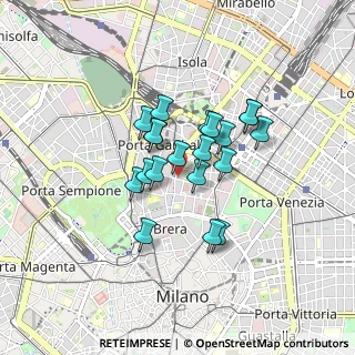 Mappa Via della Moscova, 20121 Milano MI, Italia (0.6135)