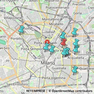 Mappa Via della Moscova, 20121 Milano MI, Italia (1.955)
