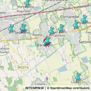 Mappa Corso Italia, 20008 Bareggio MI, Italia (2.47273)