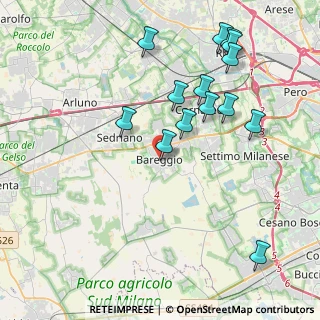 Mappa Corso Italia, 20008 Bareggio MI, Italia (4.30929)