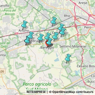 Mappa Corso Italia, 20008 Bareggio MI, Italia (2.76769)