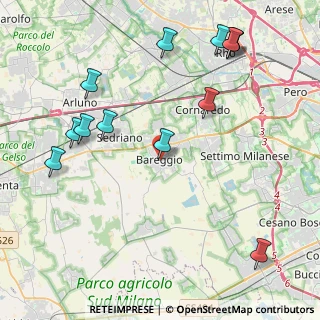 Mappa Corso Italia, 20008 Bareggio MI, Italia (5.07)