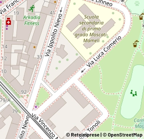 Mappa Via Giovanni Battista Barinetti, 20145 Milano MI, Italia (0.08462)