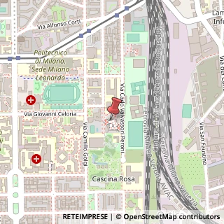 Mappa Via Carlo Valvassori Peroni, 21, 20133 Milano, Milano (Lombardia)