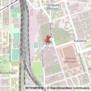 Mappa Via San Faustino, 70, 20134 Milano, Milano (Lombardia)