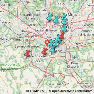Mappa Via Sebastiano del Piombo, 20149 Milano MI, Italia (5.95308)