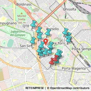 Mappa Via Sebastiano del Piombo, 20121 Milano MI, Italia (0.739)