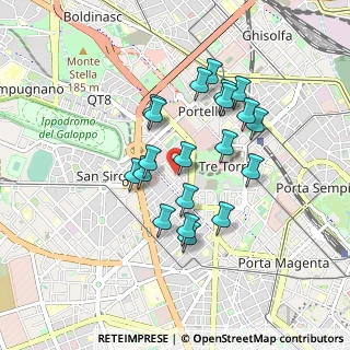 Mappa Via Sebastiano del Piombo, 20149 Milano MI, Italia (0.7615)