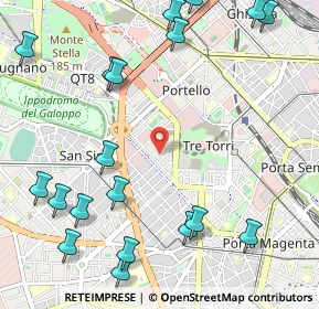 Mappa Via Sebastiano del Piombo, 20121 Milano MI, Italia (1.456)