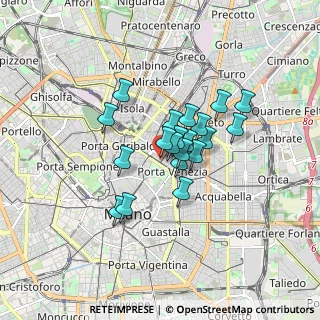 Mappa Viale Vittorio Veneto, 20124 Milano MI, Italia (1.1595)