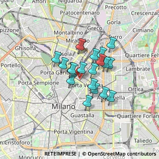 Mappa Viale Vittorio Veneto, 20124 Milano MI, Italia (1.2105)