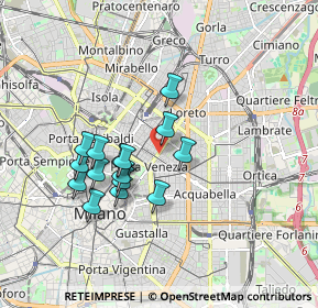 Mappa Corso Buenos Aires, 20129 Milano MI, Italia (1.522)