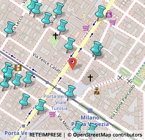 Mappa Corso Buenos Aires, 20129 Milano MI, Italia (0.1795)