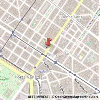 Mappa Via Felice Casati, 2, 20124 Milano, Milano (Lombardia)