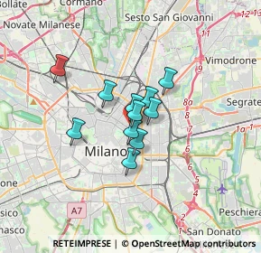 Mappa Corso Buenos Aires, 20129 Milano MI, Italia (1.98182)