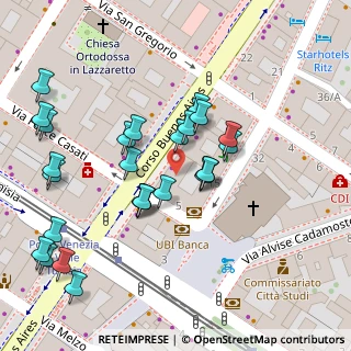 Mappa Corso Buenos Aires, 20129 Milano MI, Italia (0.03704)