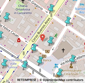Mappa Corso Buenos Aires, 20129 Milano MI, Italia (0.116)