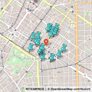Mappa Corso Buenos Aires, 20121 Milano MI, Italia (0.3125)