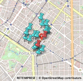 Mappa Corso Buenos Aires, 20129 Milano MI, Italia (0.2595)