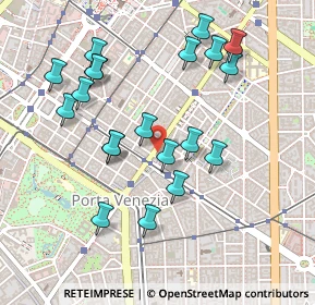 Mappa Corso Buenos Aires, 20129 Milano MI, Italia (0.4855)