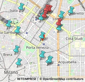 Mappa Corso Buenos Aires, 20129 Milano MI, Italia (1.152)