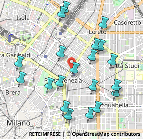 Mappa Corso Buenos Aires, 20129 Milano MI, Italia (1.084)