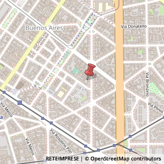 Mappa Via Bartolomeo Eustachi, 27, 20129 Milano, Milano (Lombardia)