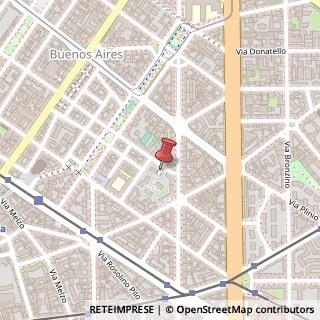 Mappa Via Francesco Redi, 28, 20129 Milano, Milano (Lombardia)