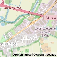 Map Capriano del Colle