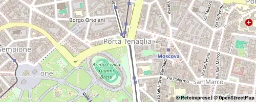 Mappa Milán